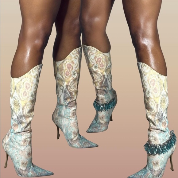 Roberto Cavalli Knee High Boot - Picture 4 of 4